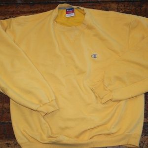 Yellow Champion Crewneck